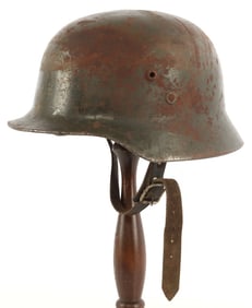 WWII HUNGARIAN M38 STAHLHELM STEEL HELMET