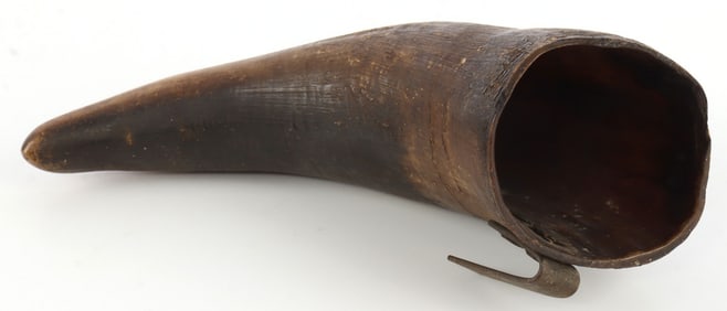 REVOLUTIONARY WAR SOLDIERS HORN BELT CUP