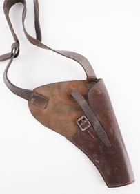 WWII AUSTRALIAN NAMED SIDEARM SHOULDER HOLSTER