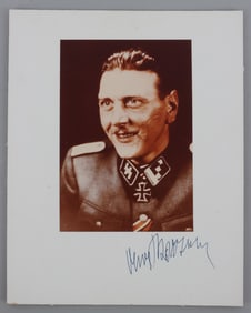 WWII GERMAN THIRD REICH OTTO SKORZENY AUTOGRAPH