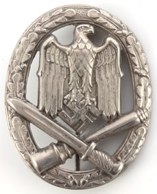 WWII GERMAN REICH GENERAL ASSAULT BADGE