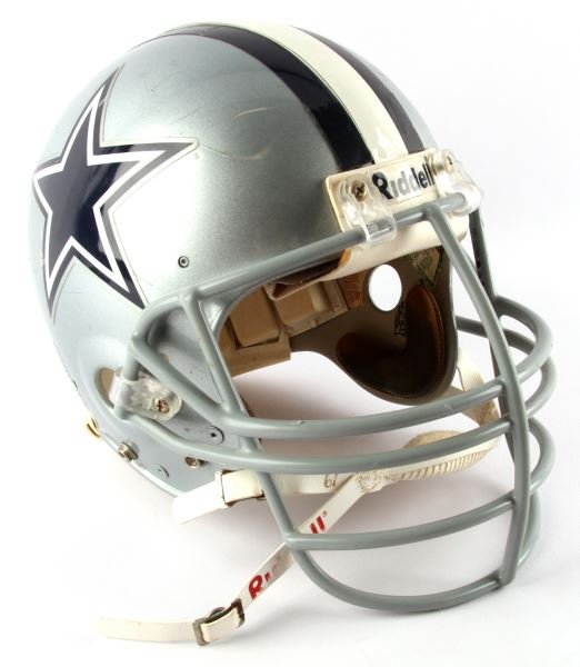 NATE NEWTON DALLAS COWBOYS PRACTICE HELMET: Nate Newton is a former American football offensive lineman in the National Football League who played for the Dallas Cowboys (1986–1998) and the Carolina Panthers (1999). He also played for the Tam