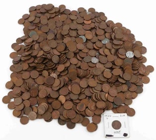 OVER 7 POUNDS OF LINCOLN WHEAT CENT PENNY LOT