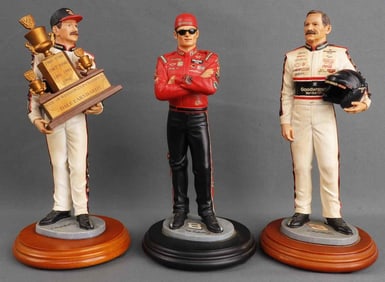 3 DALE EARNHARDT 2001 LIMITED EDITION TROPHY LOT