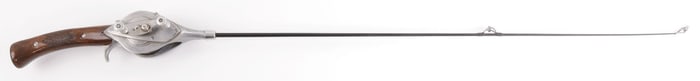 VINTAGE 26 INCH HURD SUPERCASTER FISHING ROD