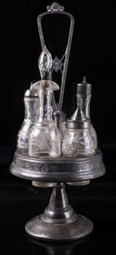 ANTIQUE REED BARTON CRUET SET