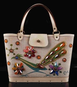ENID COLLINS ROADRUNNER PURSE COLLINS OF TEXAS