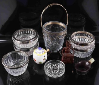 GLASSWARE LOT 10 PIECES