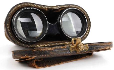 LEMAIRE FABT PARIS BINOCULARS WITH CASE
