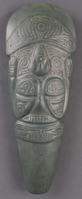 PRECOLUMBIAN TAINO CARVED CELT AXE HEAD