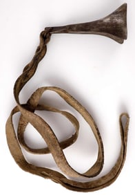 STEEL FLAIL WITH LEATHER STRAP