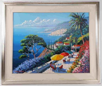 KAREY HALLEM GRANDE CORNICHE IN OIL