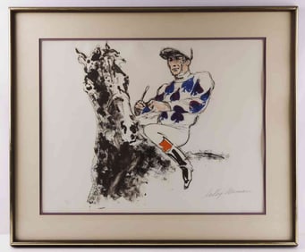 LEROY NIEMAN JOCKEY SUITE JOCKEY OF SPADES