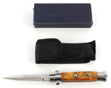 9 INCH ITALIAN AKC STILETTO SWITCHBLADE KNIFE