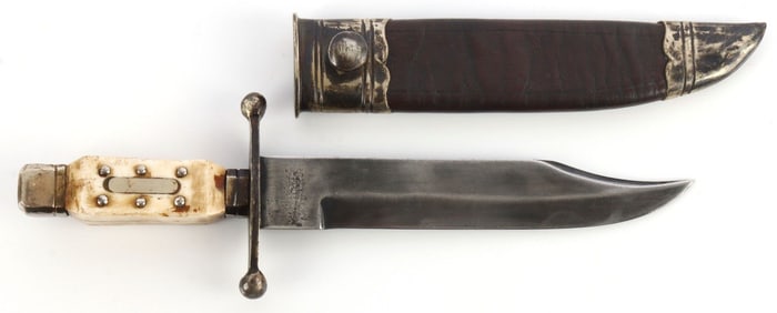 JONATHAN CROOKES SHEFFIELD ANTIQUE BOWIE KNIFE
