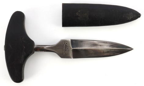 M. PRICE SAN FRANCISCO PUSH DAGGER ANTIQUE KNIFE