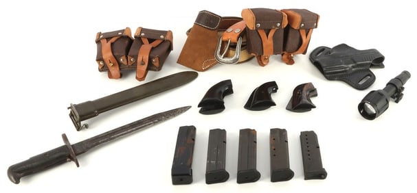 SIG SAUER & WALTHER 9MM MAGAZINE LOT GARAND BAYO