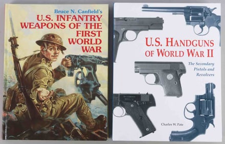 WWI AND WWII GUN COLLECTOR BOOKS