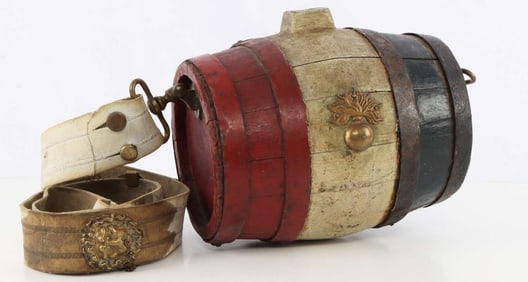 FRENCH VIVANDIERE CANTINIERE PAINTED TONNELET