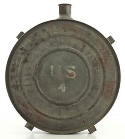 WWI US OFFICERS MEDICAL CANTEEN PAINTED IV CORPS