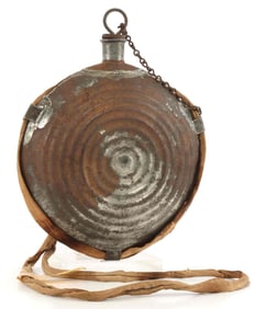 US CIVIL WAR EIGHT RING BULLSEYE CANTEEN ROHRMAN