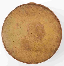 US WAR OF 1812 YELLOW PAINTED US CANTEEN