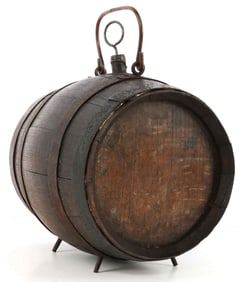 AMERICAN REVOLUTIONARY WAR POWDER BARREL