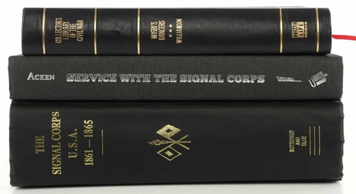 3 BOOKS MOSBY'S RANGERS & SIGNAL CORP REFERENCE