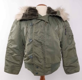 USAF ALPHA INDUSTRIES N-2B FLIGHT JACKET SZ SMALL
