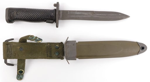 US M5A1 KNIFE BAYONET MILPAR COL WITH SCABBARD