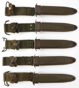 US M8A1 SCABBARD ONLY VIZ PWH LOT OF 6