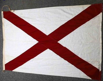 SHIPS SIGNAL FLAG V VICTOR BY FOSTER NEW ORLEANS