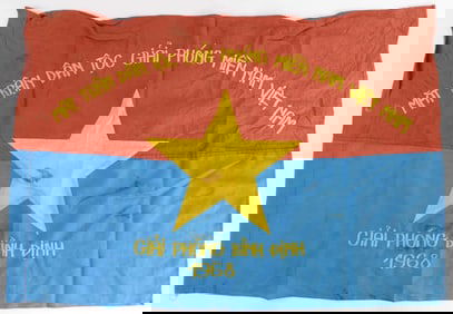 VIETNAM WAR VIET CONG CAMPAIGN FLAG