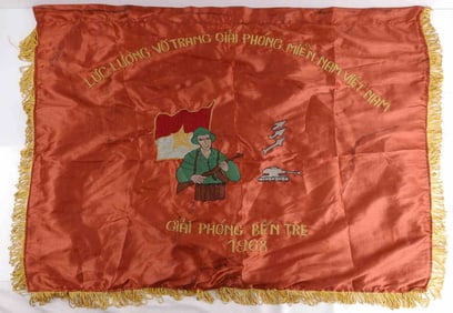 VIETNAM WAR VIET CONG CAMPAIGN FLAG