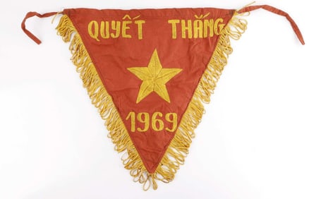 VIETNAM WAR VIET CONG CAMPAIGN PENNANT
