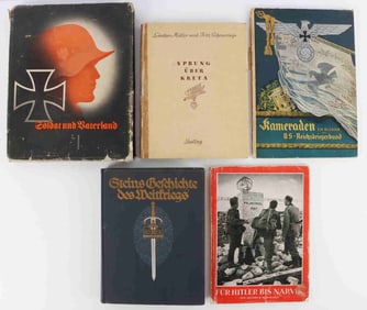 LOT OF 5 GERMAN THIRD REICH BOOKS