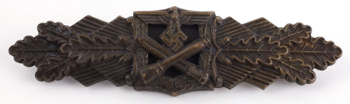 WWII GERMAN REICH CLOSE COMBAT CLASP IN BRONZE
