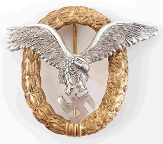 WWII GERMAN THIRD REICH LUFTWAFFE PILOT & OBSERVER