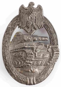 WWII GERMAN THIRD REICH PANZER ASSAULT BADGE