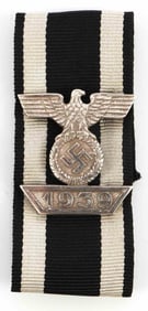 WWII IRON CROSS SPANGE WITH WWI RIBBON