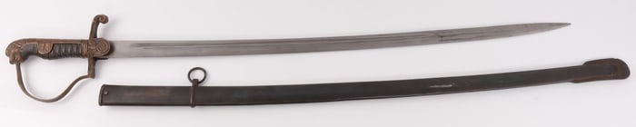 WWII GERMAN THIRD REICH LION HEAD SABER