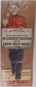 PHILIP MORRIS CIGARETTE 3 FOOT ADVERTISEMENT