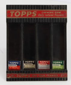 TOPPS VINTAGE CHEWING GUM DISPLAY