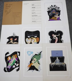 ERTE COMPLETE LITHOGRAPH SUITE SEVEN DEADLY SINS