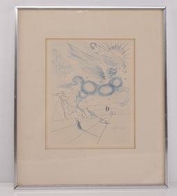 SALVADOR DALI PEGASUS IN FLIGHT LITHOGRAPH