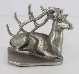JAC ZAGOORY DESIGNS 1995 PEWTER ELK