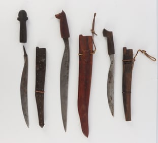 3 PHILIPPINE BOLO KNIFE LOT OF 3
