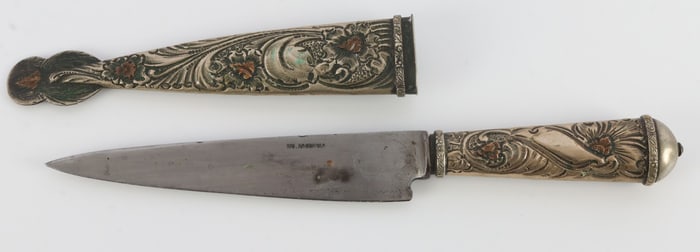 ARGENTINE GAUCHO KNIFE .800 SILVER