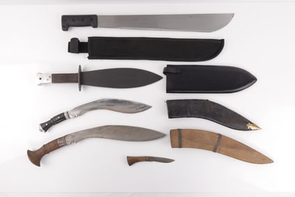 KNIFE MACHETE GURKHA  DAGGER 4 KNIVES