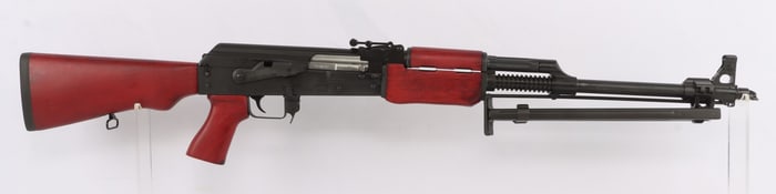 ZASTAVA M72 RPK 7.62X39 SEMI AUTO RIFLE WITH BIPOD